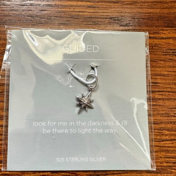 CORE™ Origami Owl 7.25” Polished Silver teardrop bangle with 3 mementos - Picture 5 of 5